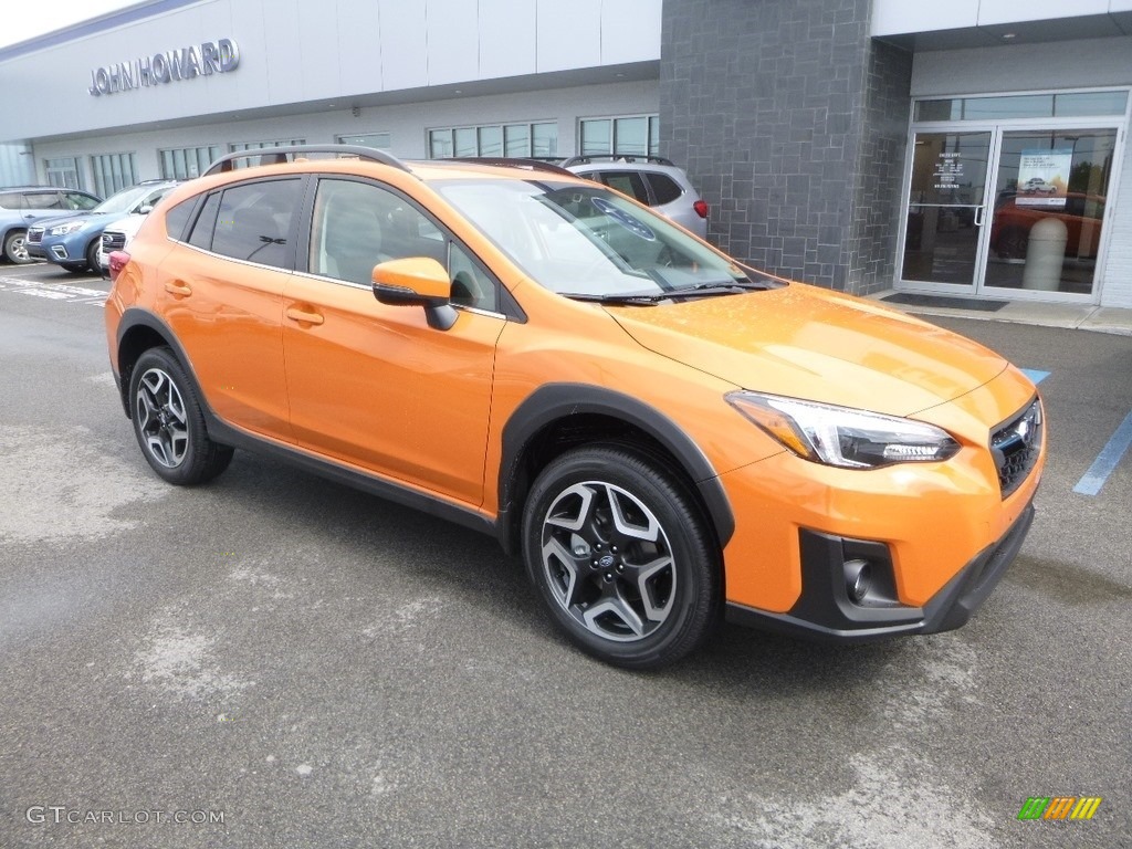 2019 Crosstrek 2.0i Limited - Sunshine Orange / Gray photo #1