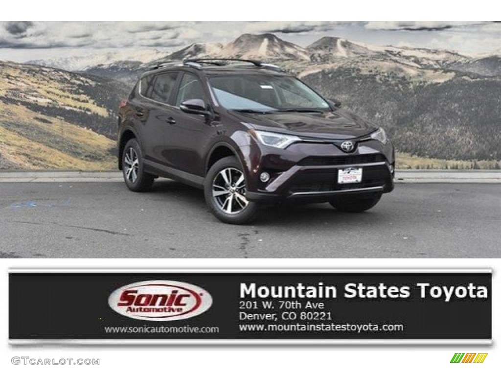 2018 RAV4 XLE AWD - Black / Black photo #1