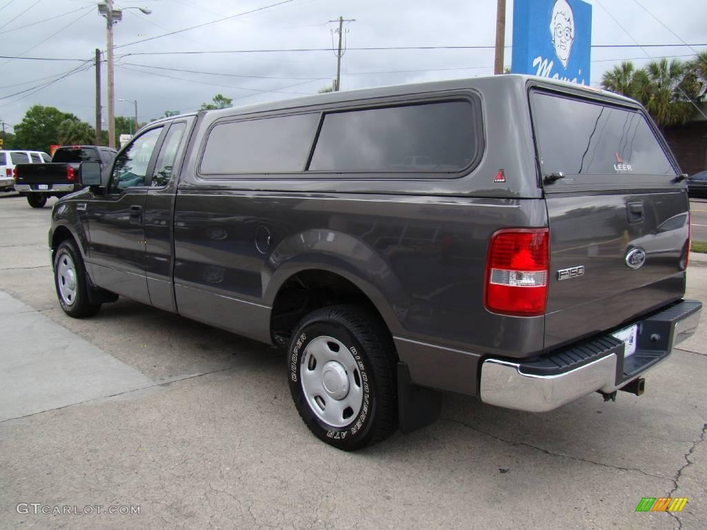 2005 F150 XL Regular Cab - Dark Shadow Grey Metallic / Medium Flint Grey photo #6