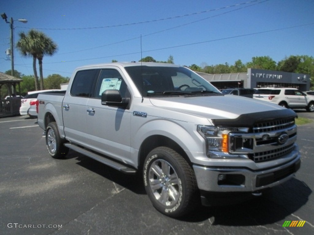 2018 F150 XLT SuperCrew 4x4 - Ingot Silver / Earth Gray photo #1