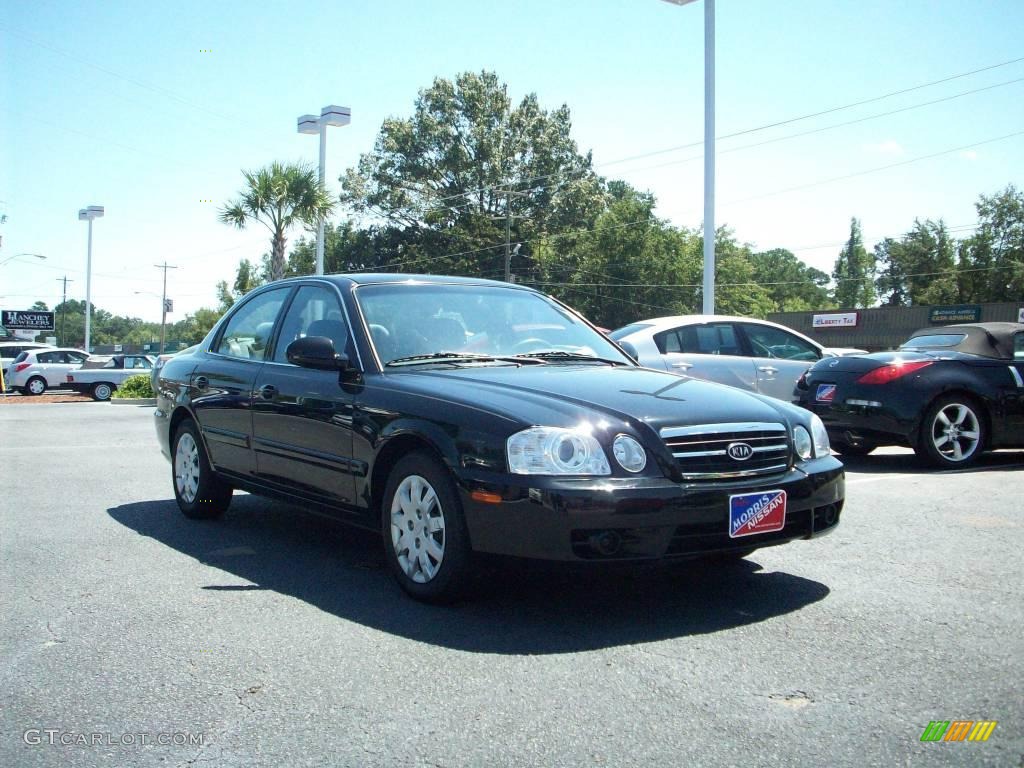 2006 Optima LX - Black / Gray photo #7