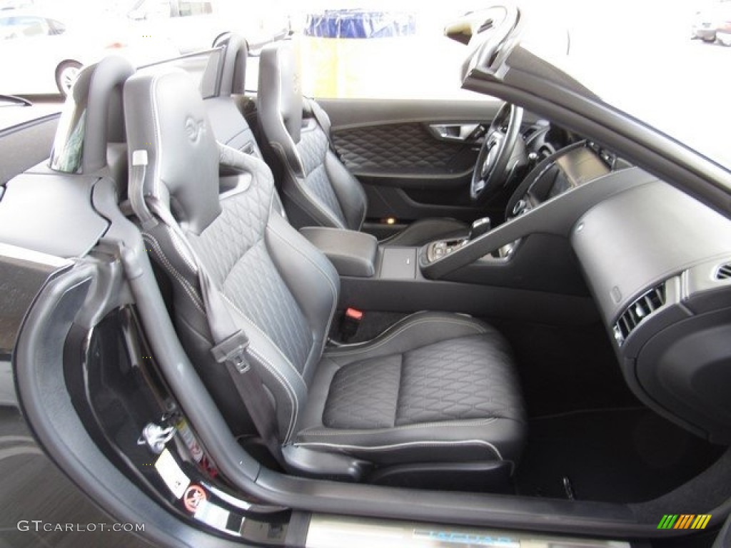 2017 Jaguar F-TYPE SVR AWD Convertible Front Seat Photo #128973133