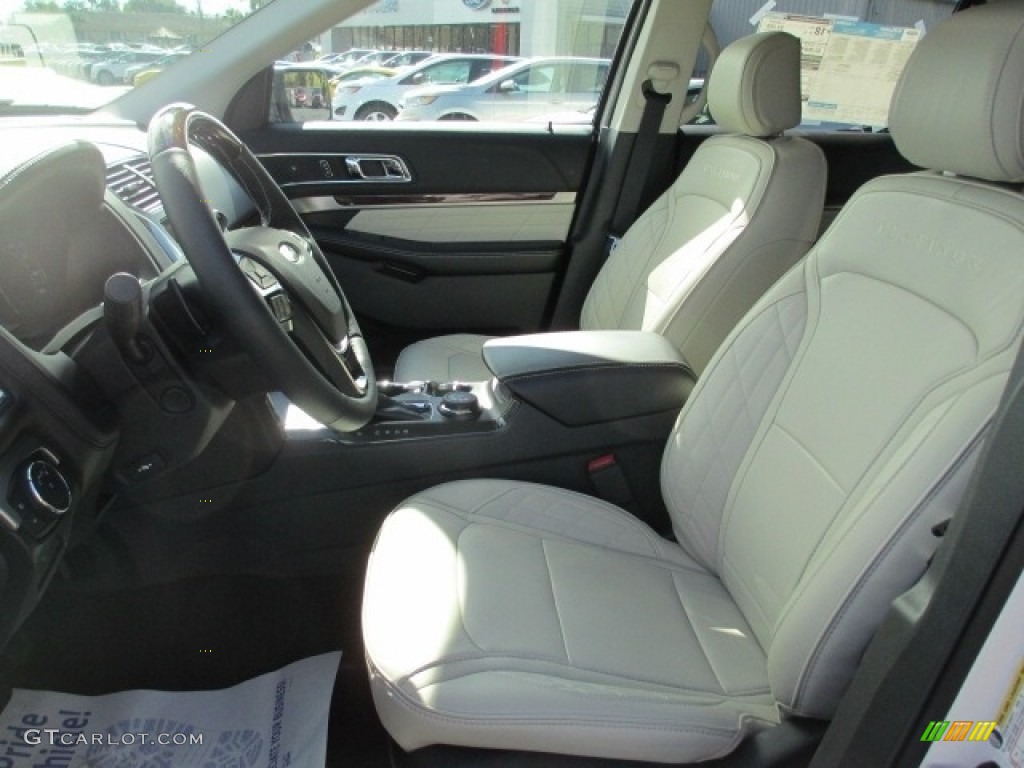 2017 Explorer Platinum 4WD - White Platinum / Medium Soft Ceramic photo #2