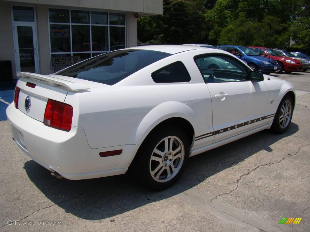 2005 Mustang GT Premium Coupe - Performance White / Light Graphite photo #8