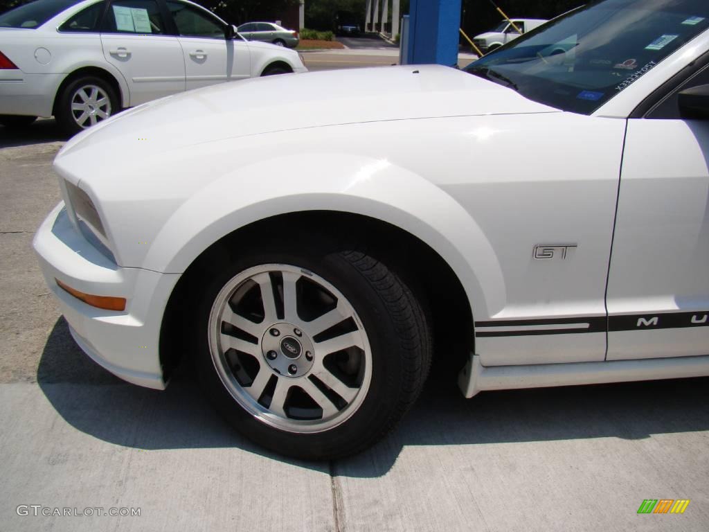 2005 Mustang GT Premium Coupe - Performance White / Light Graphite photo #21