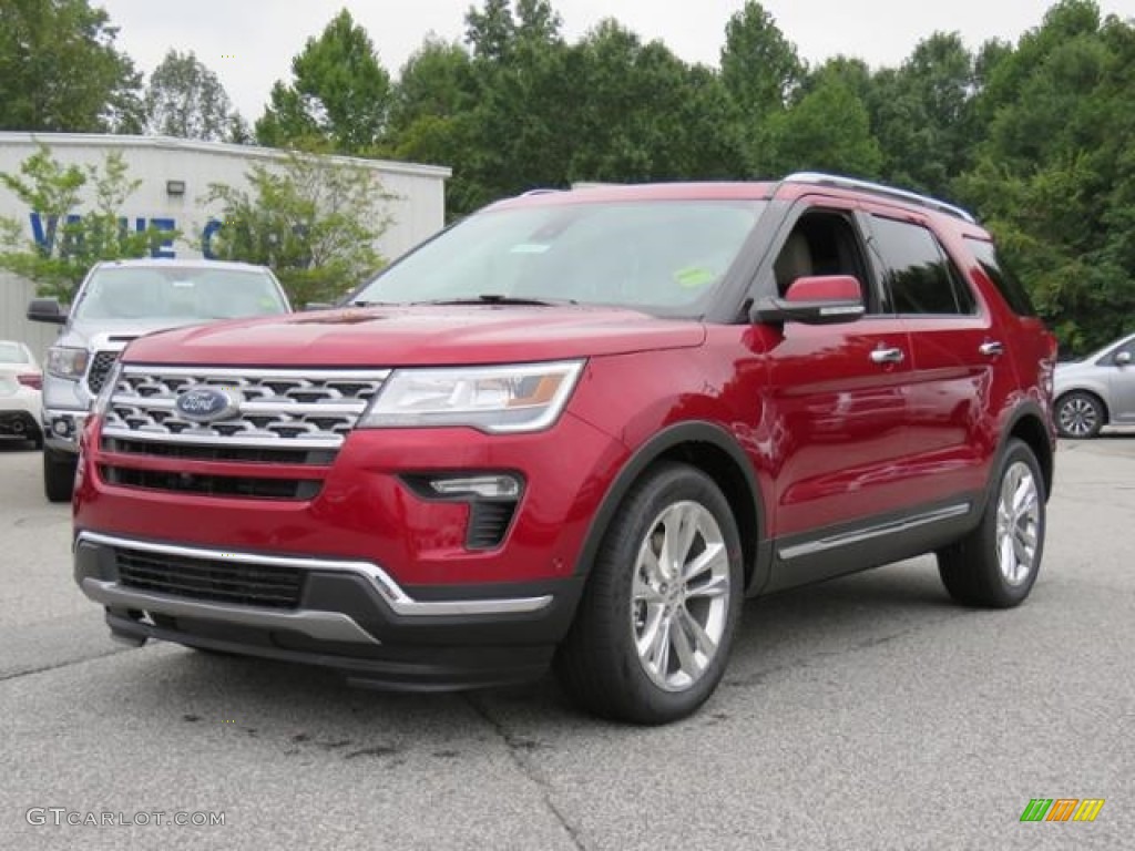 Ruby Red 2018 Ford Explorer Limited Exterior Photo #128979838