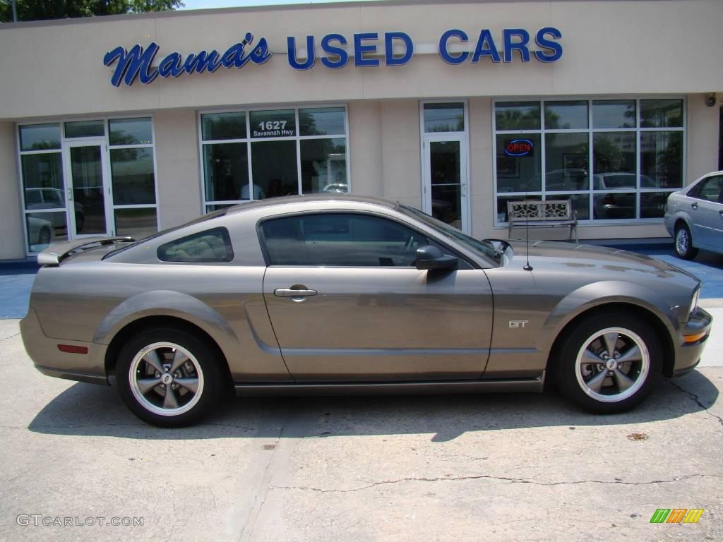 2005 Mustang GT Deluxe Coupe - Mineral Grey Metallic / Medium Parchment photo #1