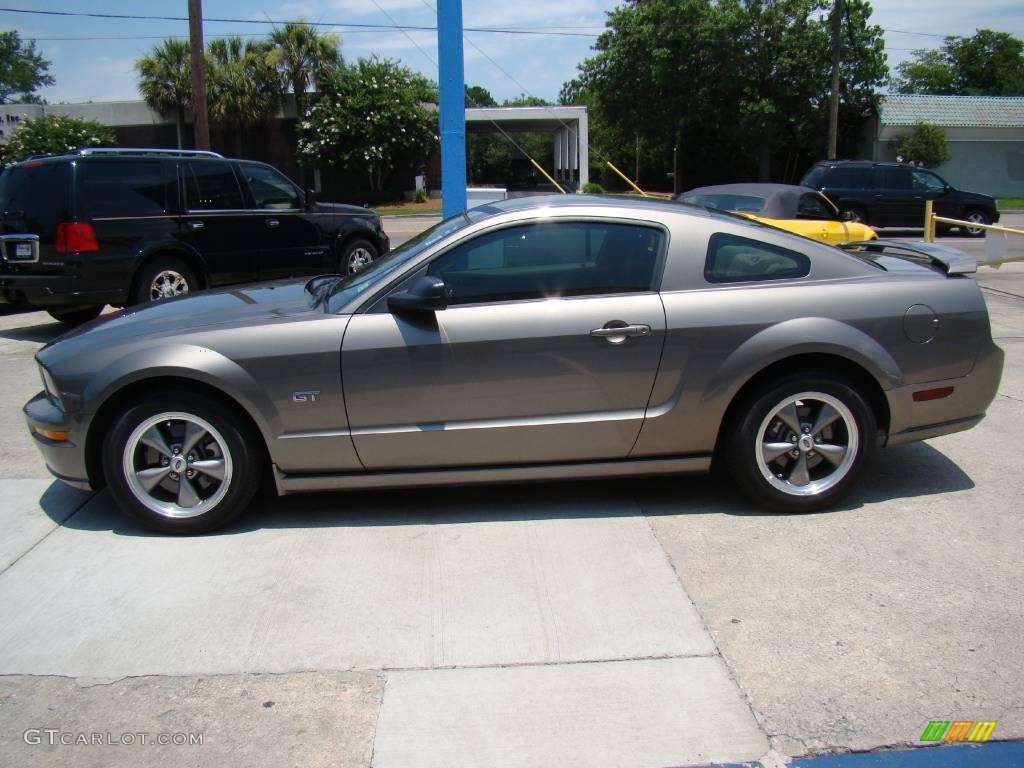 2005 Mustang GT Deluxe Coupe - Mineral Grey Metallic / Medium Parchment photo #5