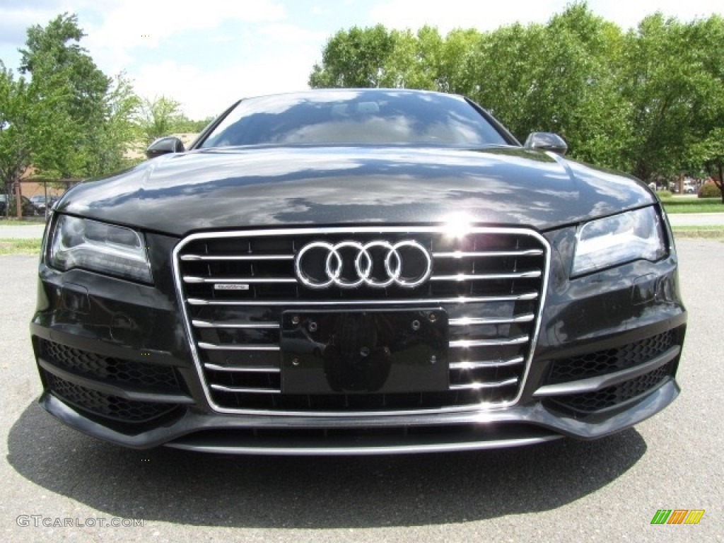 2012 A7 3.0T quattro Prestige - Brilliant Black / Velvet Beige photo #4