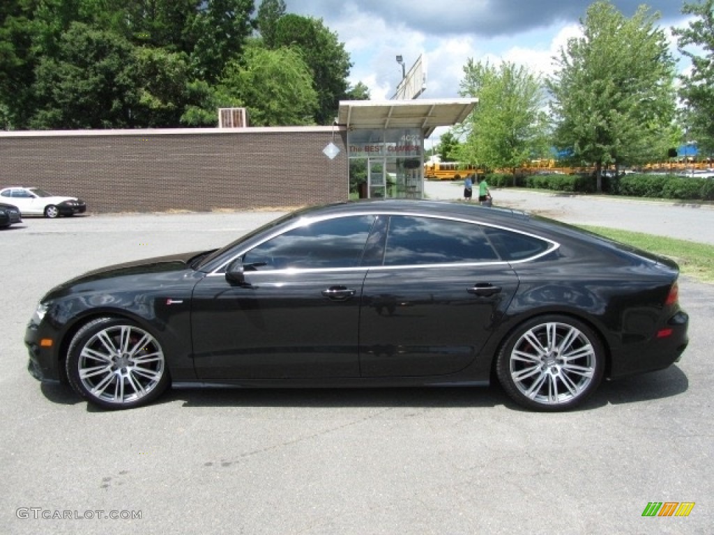 2012 A7 3.0T quattro Prestige - Brilliant Black / Velvet Beige photo #7