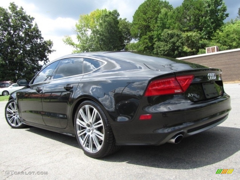 2012 A7 3.0T quattro Prestige - Brilliant Black / Velvet Beige photo #8