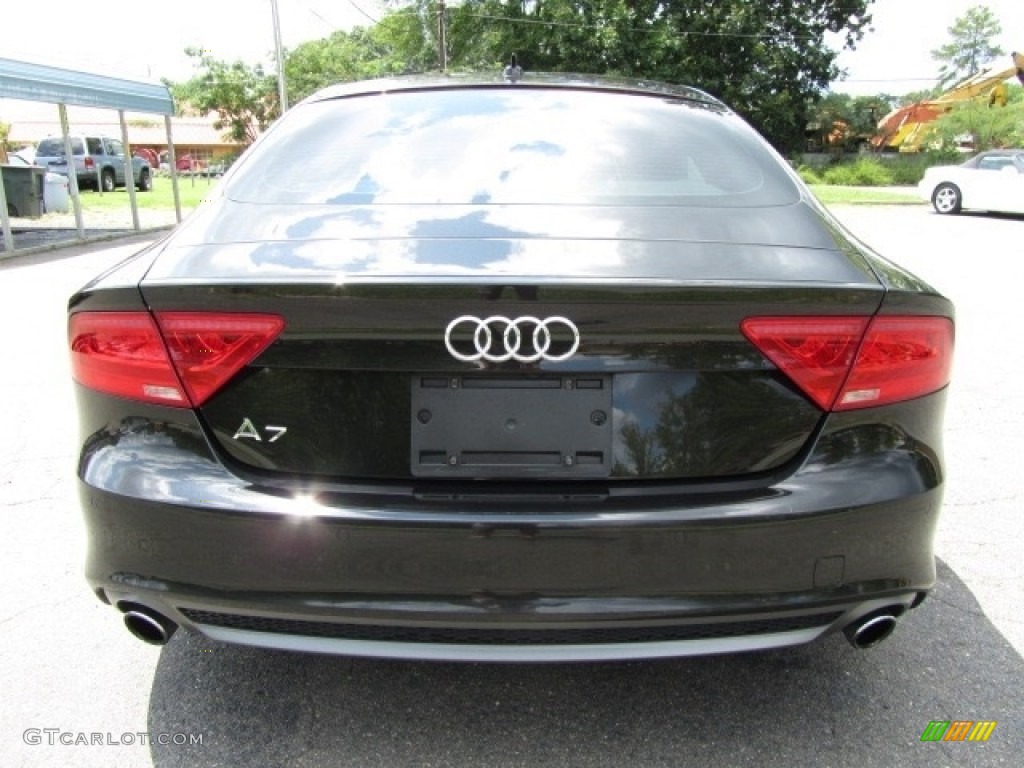 2012 A7 3.0T quattro Prestige - Brilliant Black / Velvet Beige photo #9