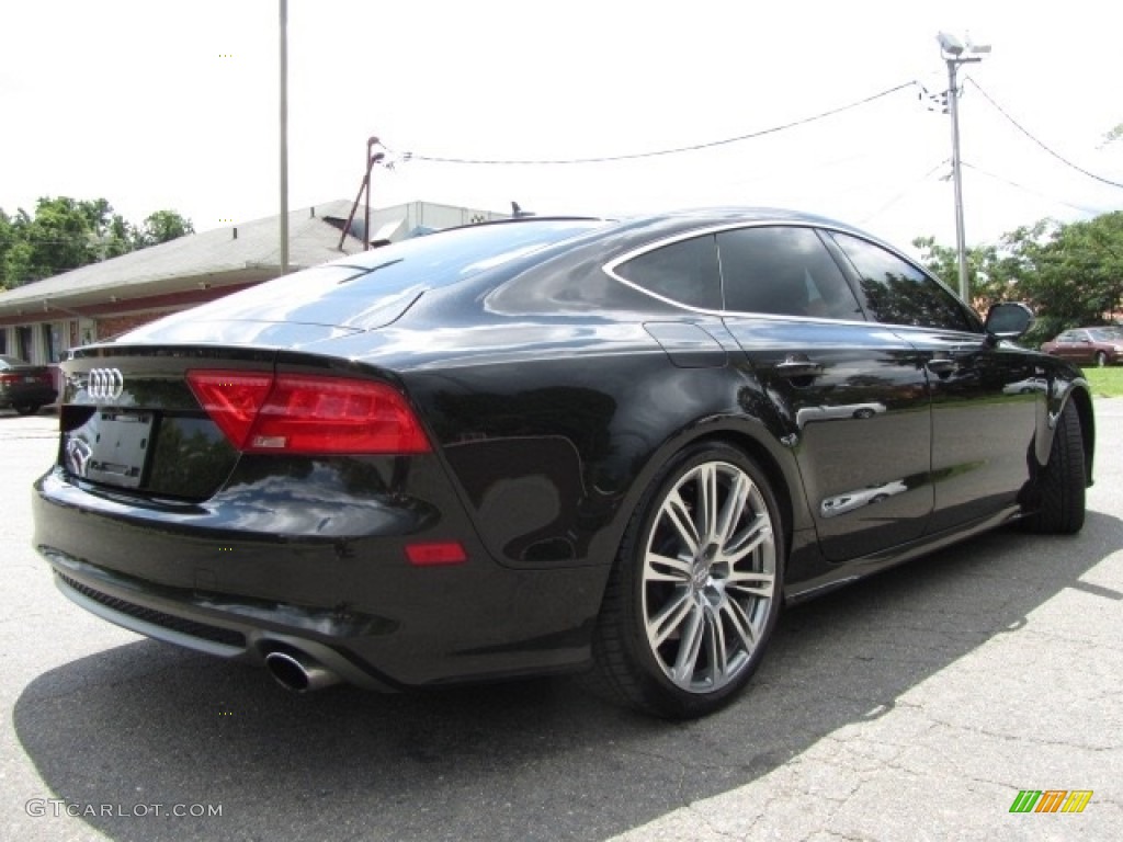 2012 A7 3.0T quattro Prestige - Brilliant Black / Velvet Beige photo #10
