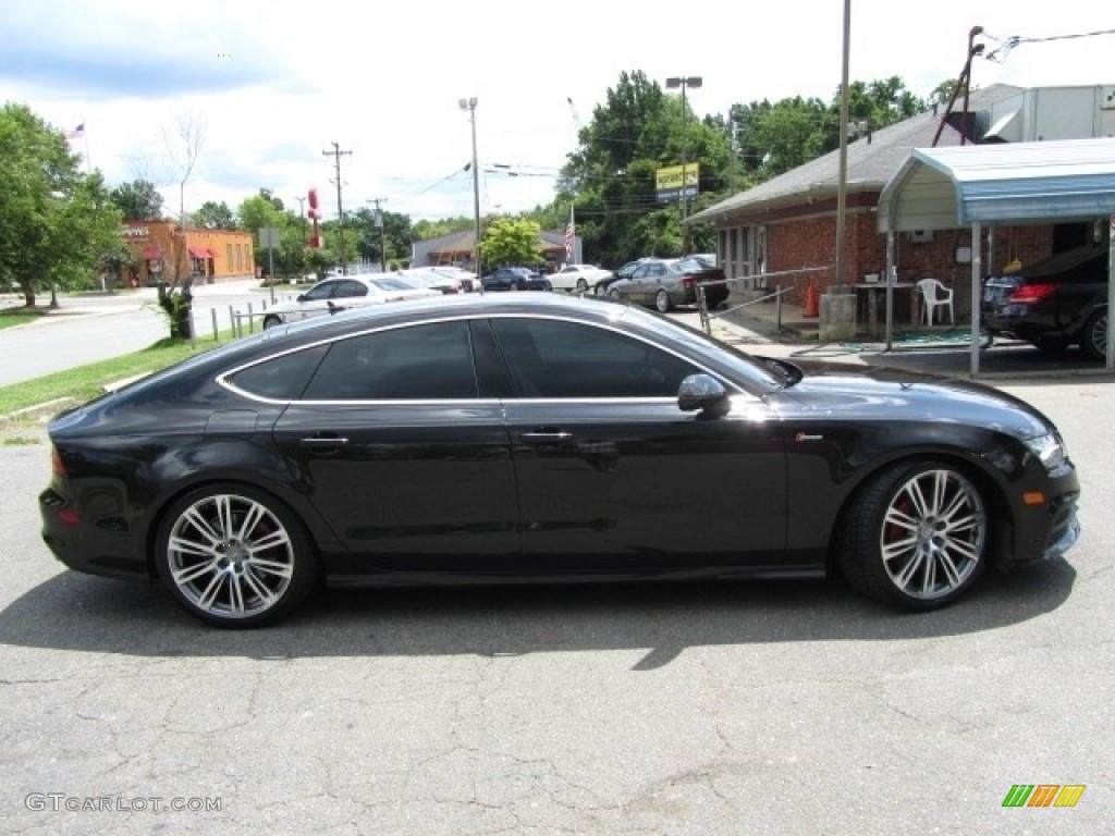 2012 A7 3.0T quattro Prestige - Brilliant Black / Velvet Beige photo #11