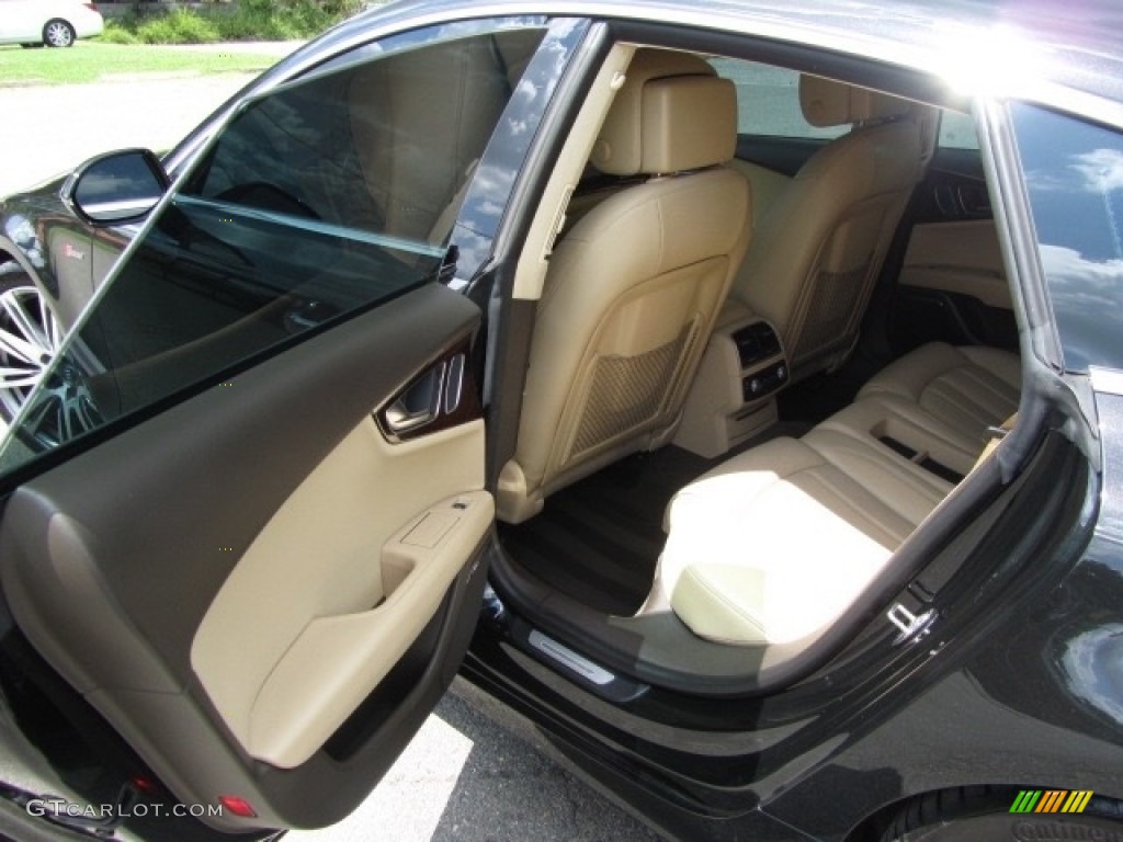 2012 A7 3.0T quattro Prestige - Brilliant Black / Velvet Beige photo #20