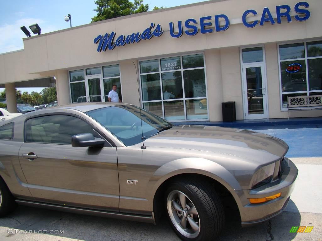 2005 Mustang GT Deluxe Coupe - Mineral Grey Metallic / Medium Parchment photo #19