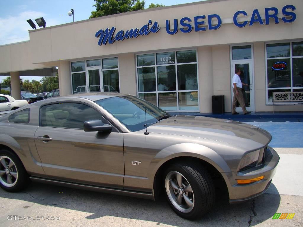2005 Mustang GT Deluxe Coupe - Mineral Grey Metallic / Medium Parchment photo #20