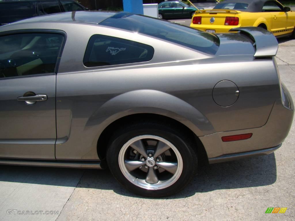 2005 Mustang GT Deluxe Coupe - Mineral Grey Metallic / Medium Parchment photo #22