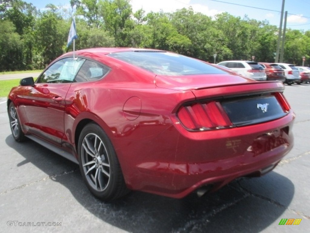 2017 Mustang Ecoboost Coupe - Ruby Red / Ceramic photo #3