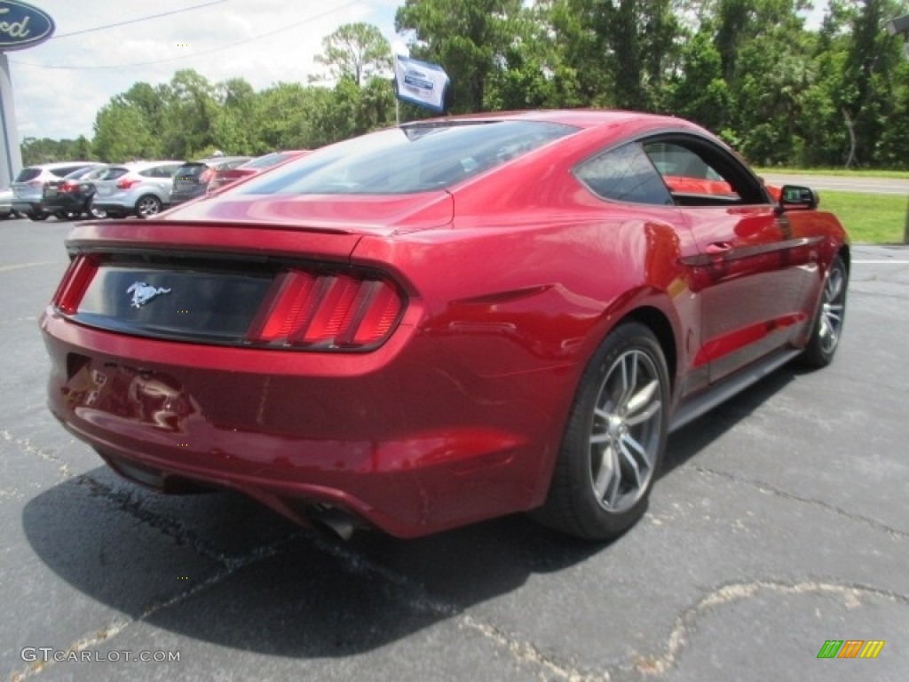 2017 Mustang Ecoboost Coupe - Ruby Red / Ceramic photo #5