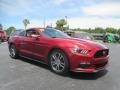 2017 Ruby Red Ford Mustang Ecoboost Coupe  photo #7
