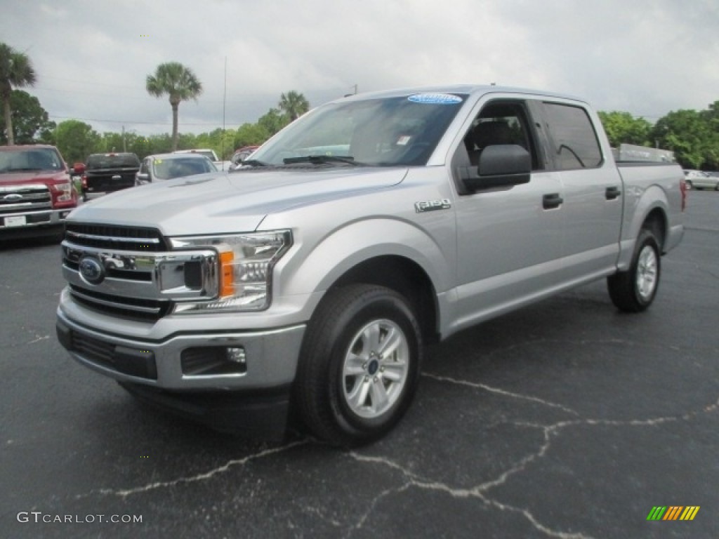 2018 F150 XLT SuperCrew - Ingot Silver / Earth Gray photo #1