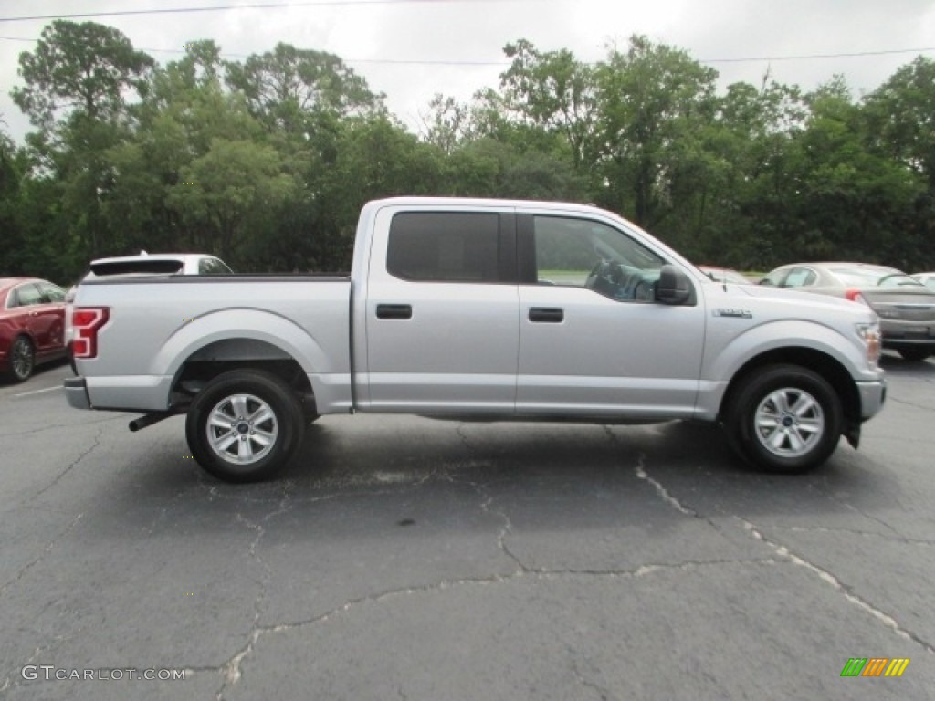 2018 F150 XLT SuperCrew - Ingot Silver / Earth Gray photo #6