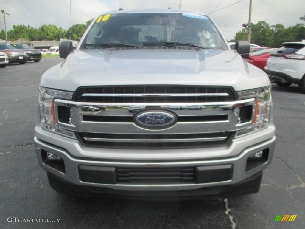 2018 F150 XLT SuperCrew - Ingot Silver / Earth Gray photo #8