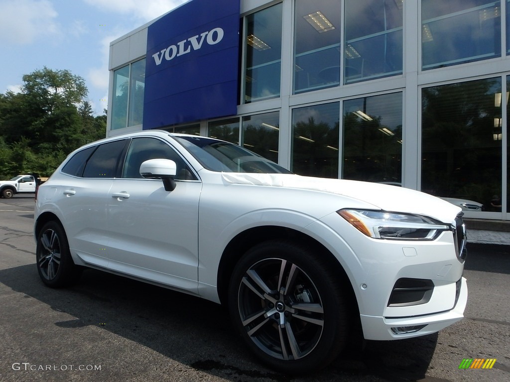 2019 XC60 T5 AWD Momentum - Crystal White Metallic / Amber photo #1