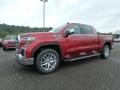 Front 3/4 View of 2019 Sierra 1500 SLT Crew Cab 4WD