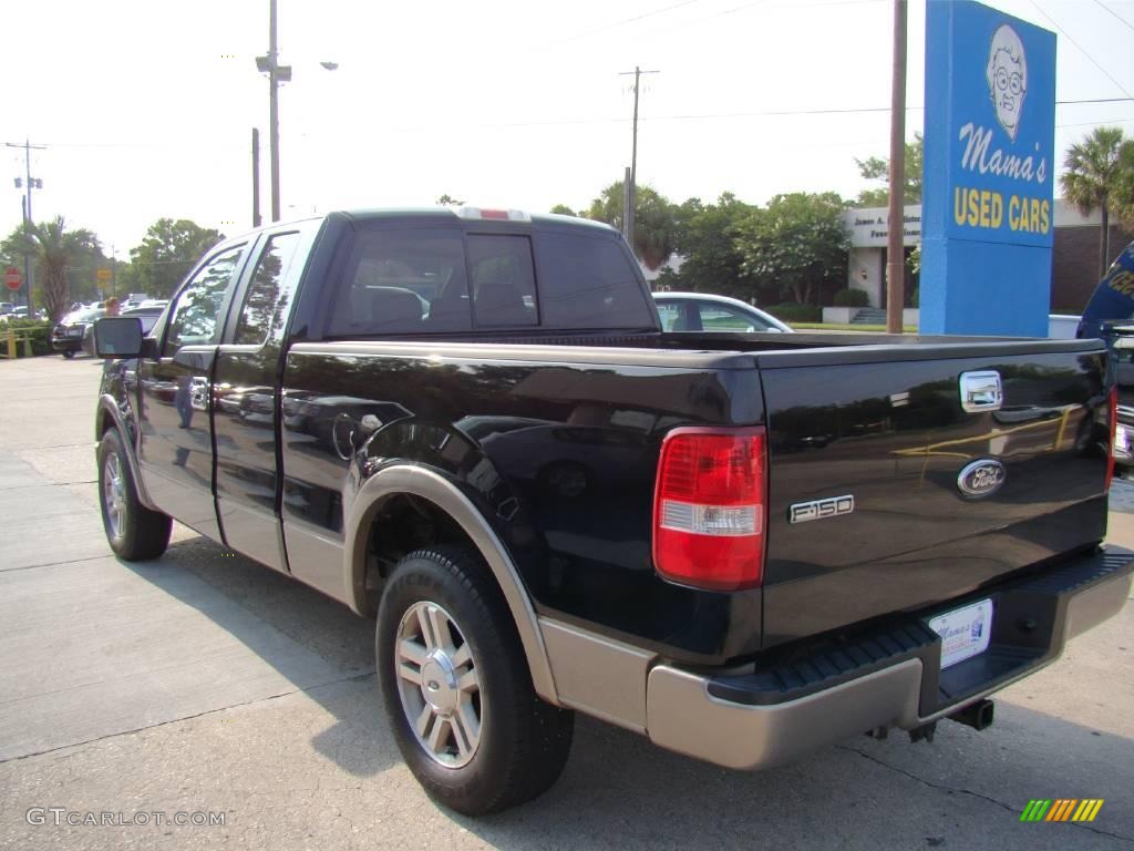 2006 F150 Lariat SuperCab - Black / Tan photo #6