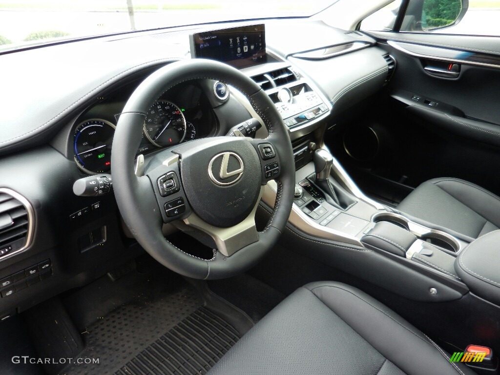 Black Interior 2019 Lexus NX 300h Hybrid AWD Photo #128987998