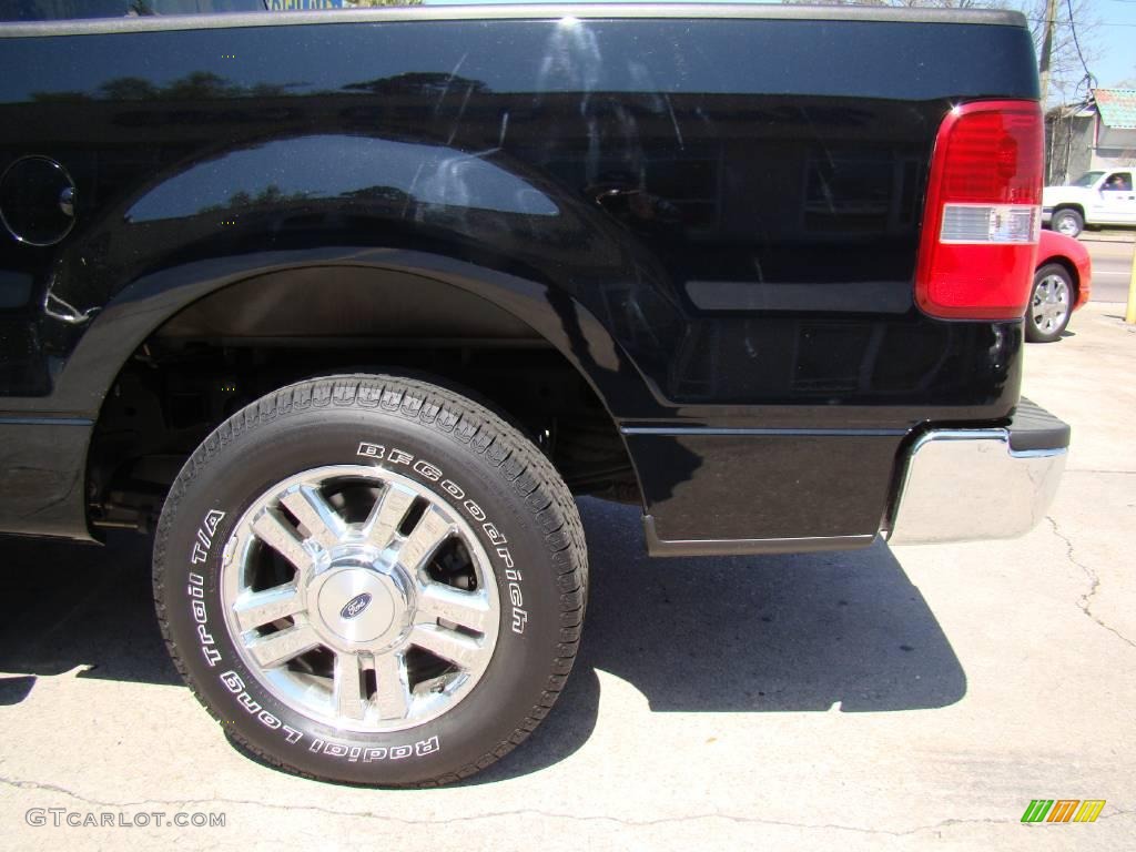 2006 F150 XLT SuperCrew - Black / Medium/Dark Flint photo #21