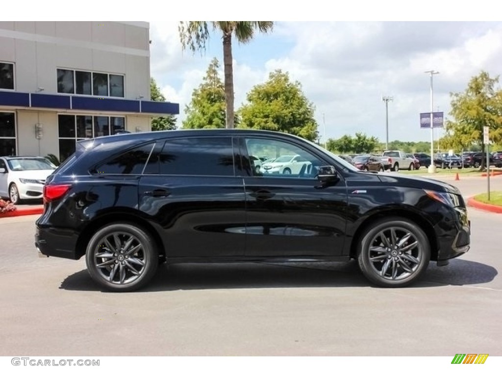 Majestic Black Pearl 2019 Acura MDX A Spec SH-AWD Exterior Photo #128989021