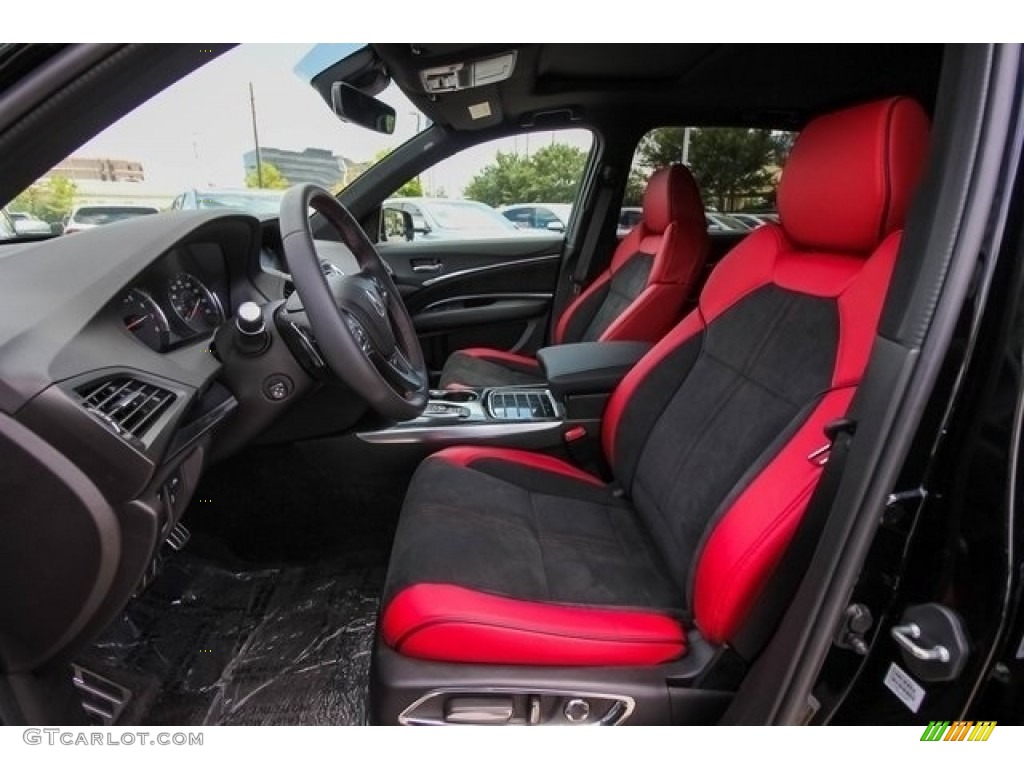 Red Interior 2019 Acura MDX A Spec SH-AWD Photo #128989114