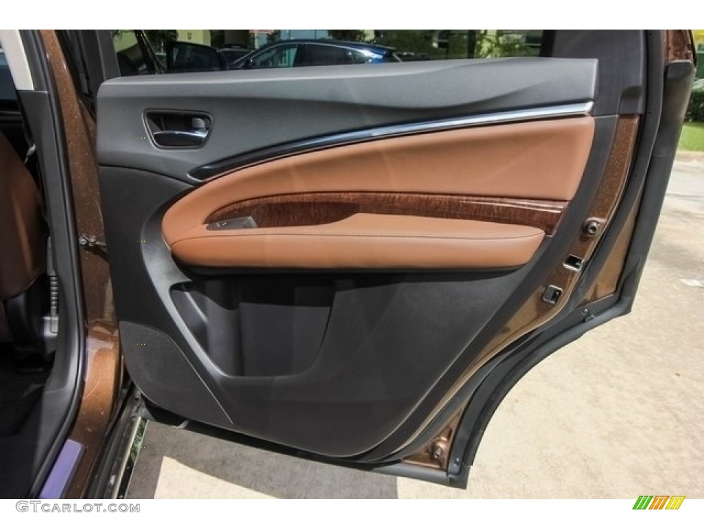 2019 Acura MDX Standard MDX Model Espresso Door Panel Photo #128990680