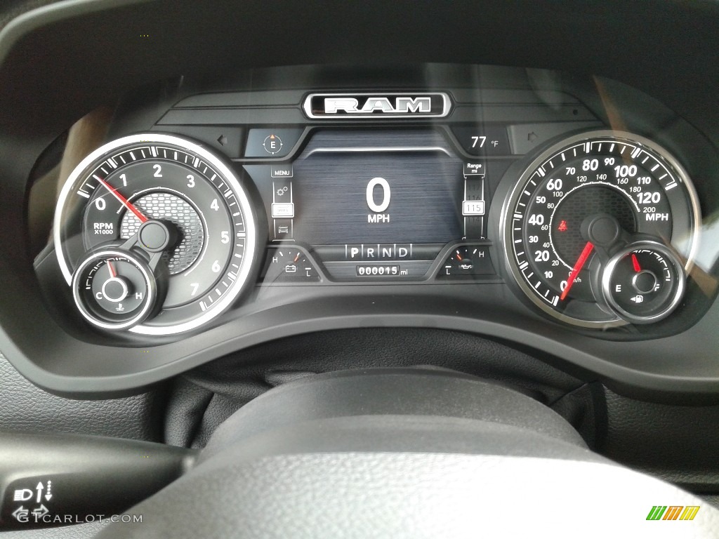2019 Ram 1500 Laramie Quad Cab 4x4 Gauges Photo #128990836