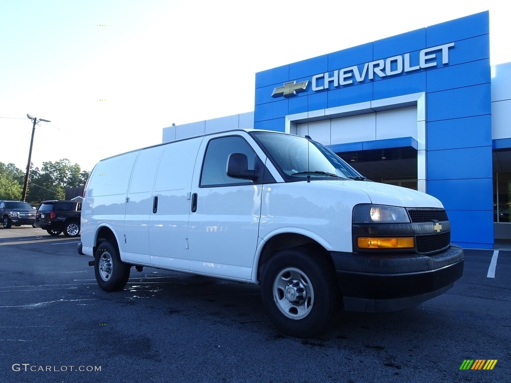 Summit White 2018 Chevrolet Express 2500 Cargo WT Exterior Photo #128990974