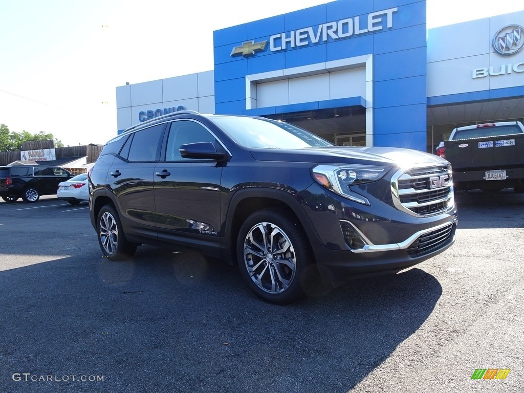 2018 Terrain SLT AWD - Blue Steel Metallic / Medium Ash Gray/­Jet Black photo #1