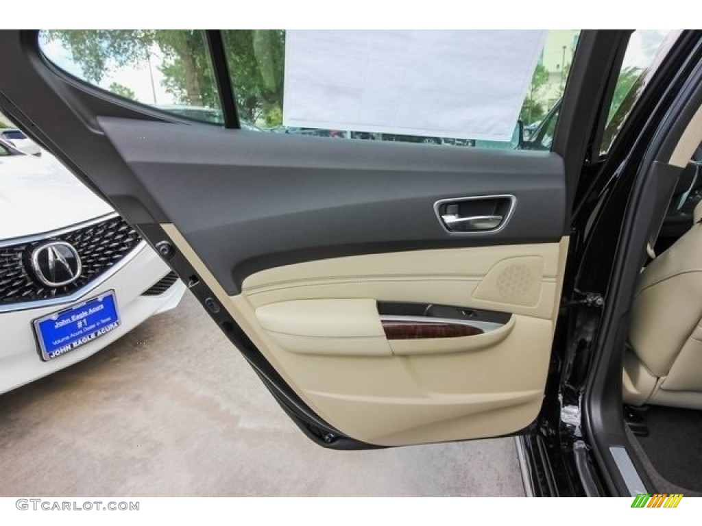 2019 TLX V6 Advance Sedan - Crystal Black Pearl / Parchment photo #17