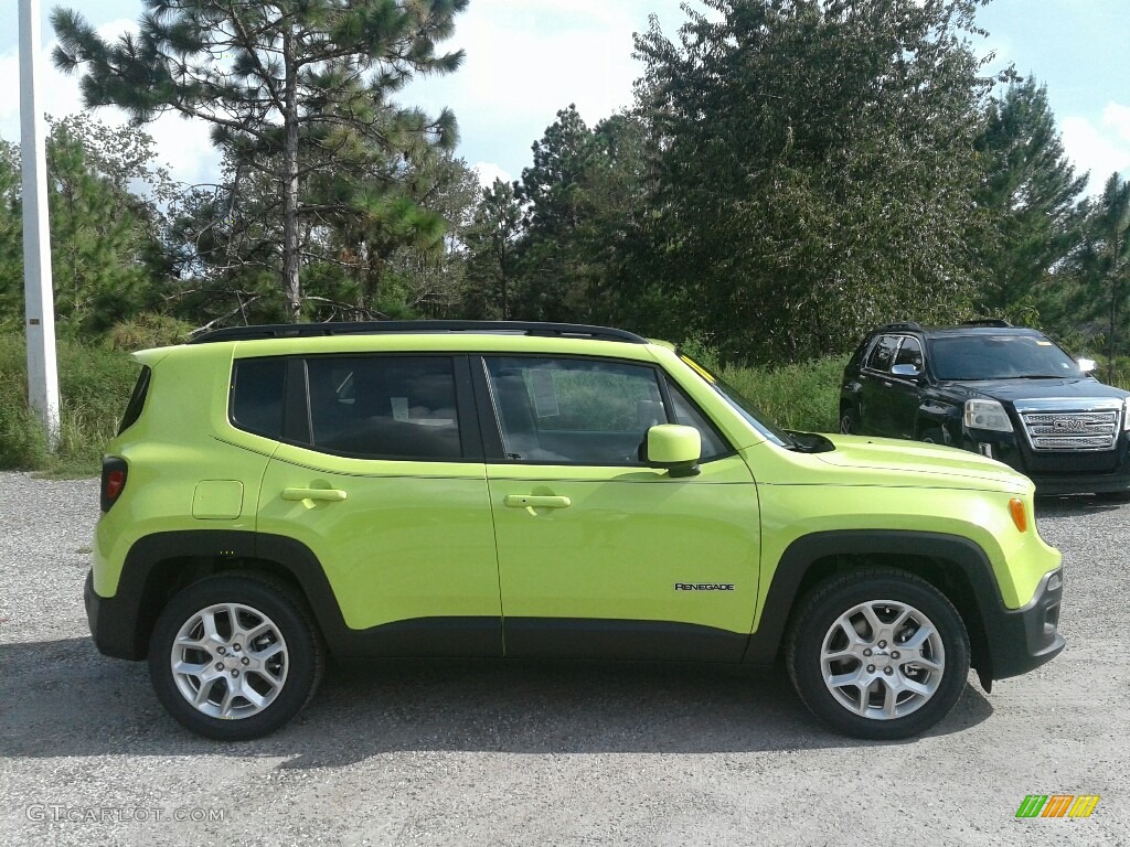 2018 Renegade Latitude - Hypergreen / Black photo #6