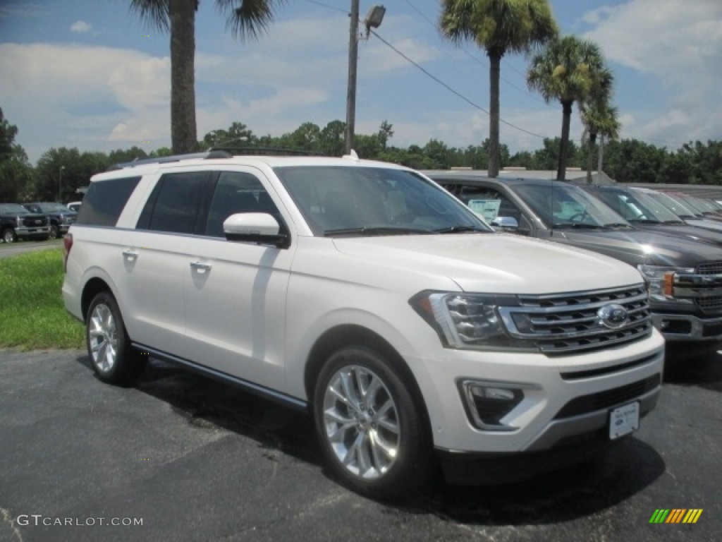 White Platinum 2018 Ford Expedition Limited Max Exterior Photo #128993929