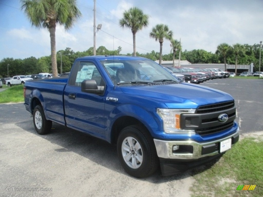 Lightning Blue Ford F150