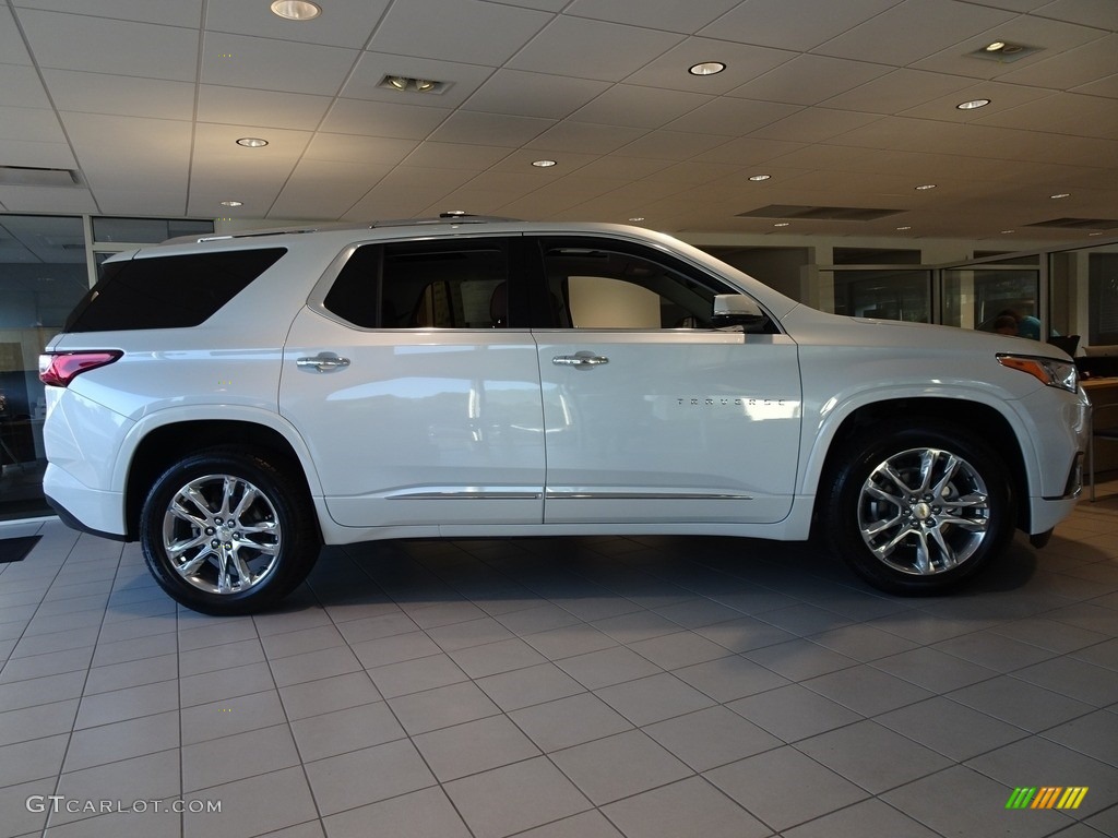 2019 Traverse High Country AWD - Pearl White / Jet Black/Loft Brown photo #11