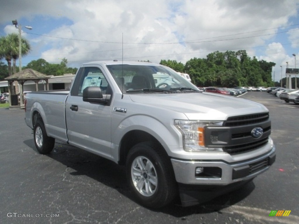 2018 F150 XL Regular Cab - Ingot Silver / Earth Gray photo #1