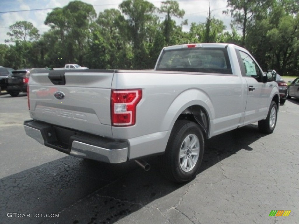 2018 F150 XL Regular Cab - Ingot Silver / Earth Gray photo #4