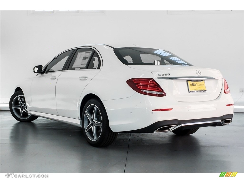 2018 E 300 Sedan - Polar White / Black photo #2