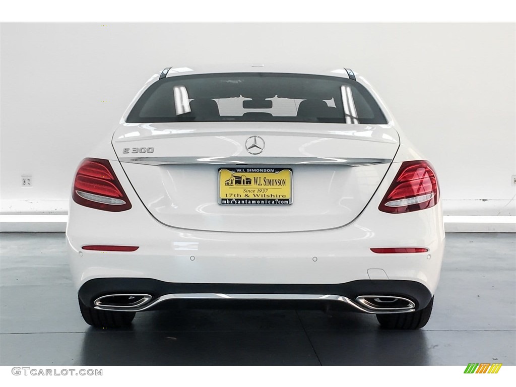 2018 E 300 Sedan - Polar White / Black photo #3