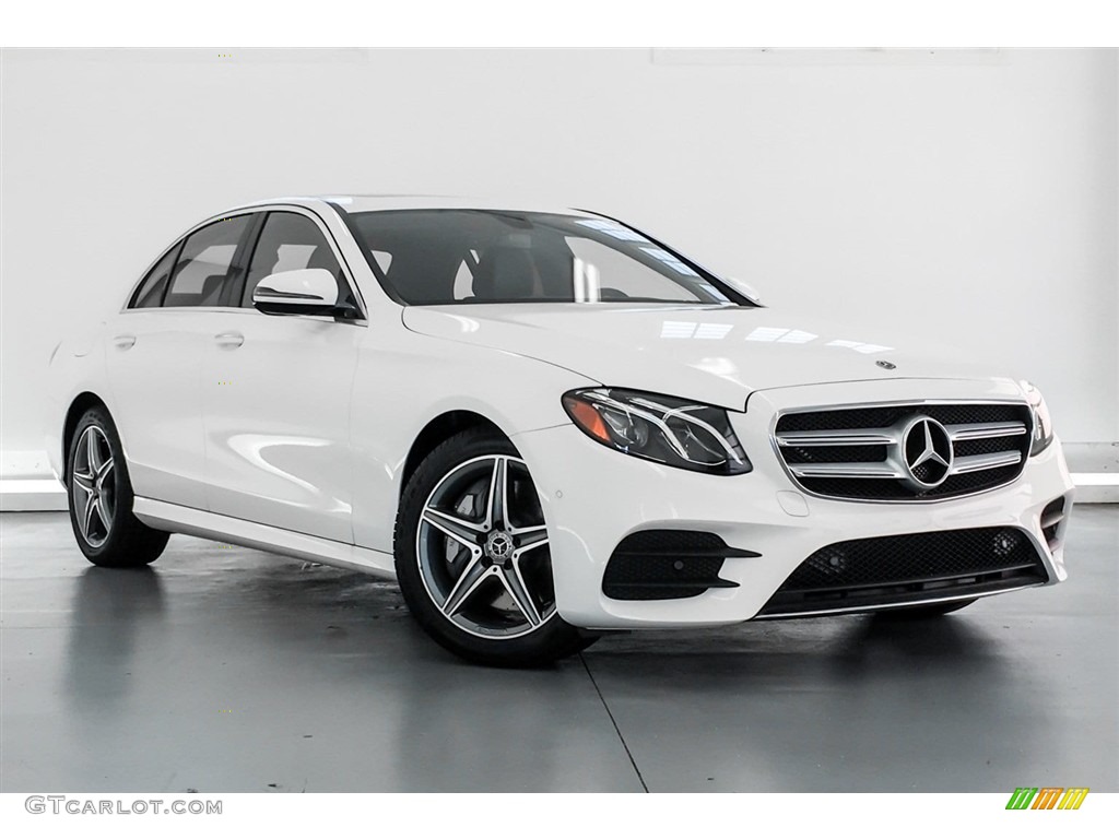 2018 E 300 Sedan - Polar White / Black photo #12