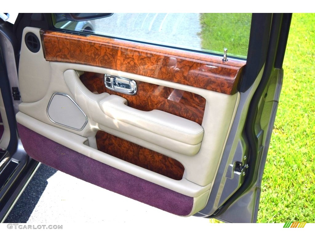 2000 Rolls-Royce Silver Seraph Standard Silver Seraph Model Cream/Burgundy Door Panel Photo #128997897